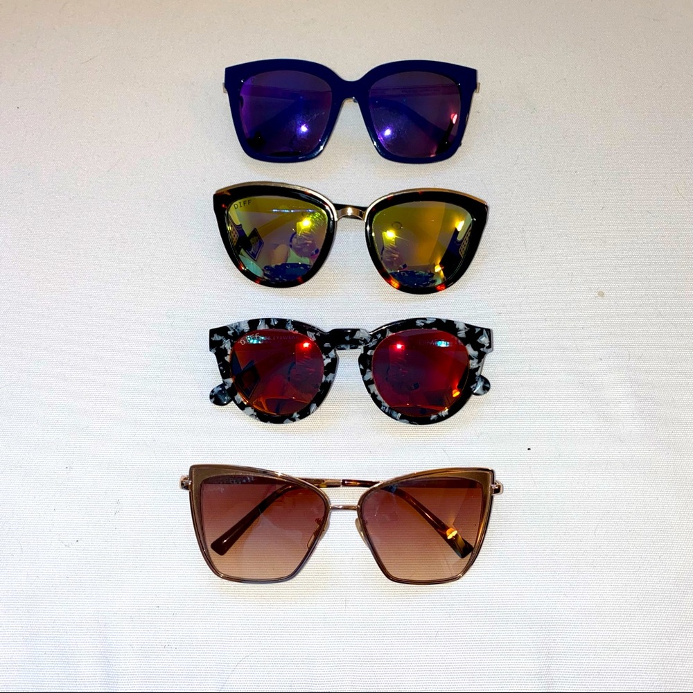 4 for 1! Assortment of Diff Eyewear Sunglasses